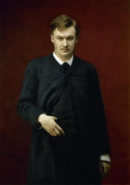 Портрет Глазунова, И. Е. Репин, 1887