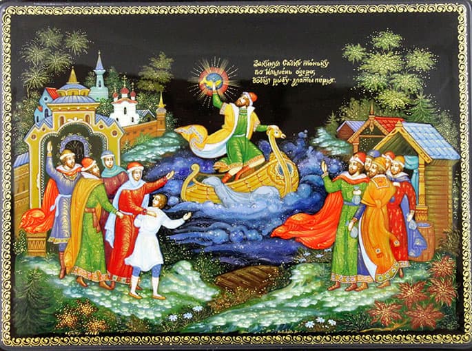 'Садко'. Палехская миниатюра