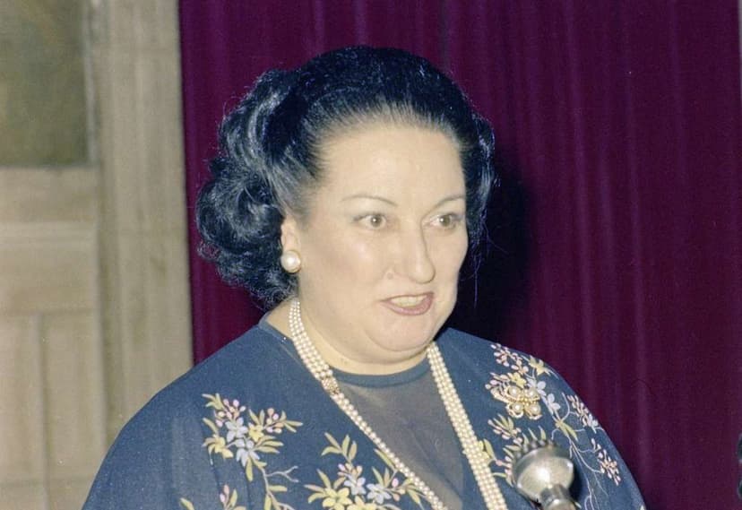 Монсеррат Кабалье в 1982 году