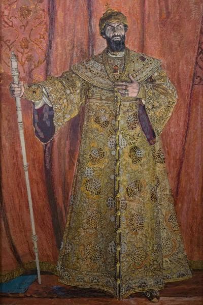 А. Я. Головин «Портрет Ф. И. Шаляпина в роли Бориса Годунова»