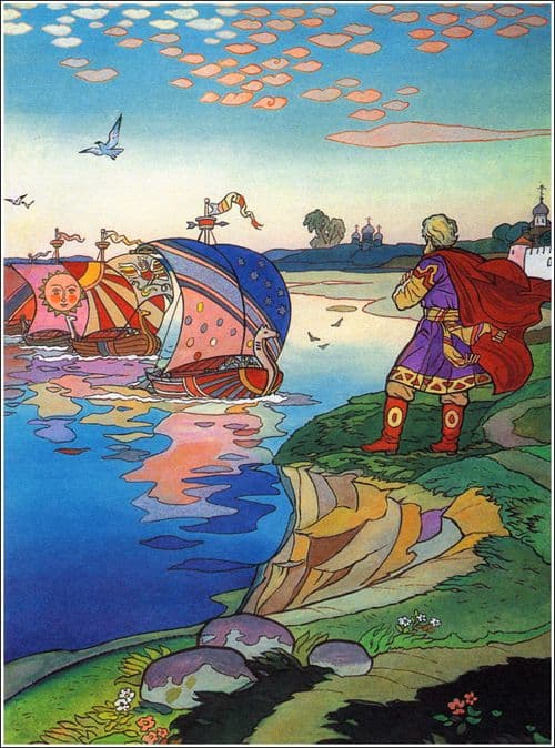 С. Малютин. Иллюстрация к былине 'Садко'