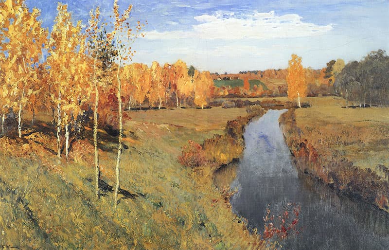  Левитан «Золотая осень»  
