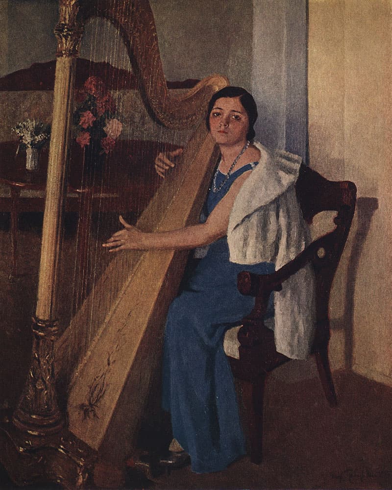 И. Грабарь. Портрет В.Г. Дуловой (1935)